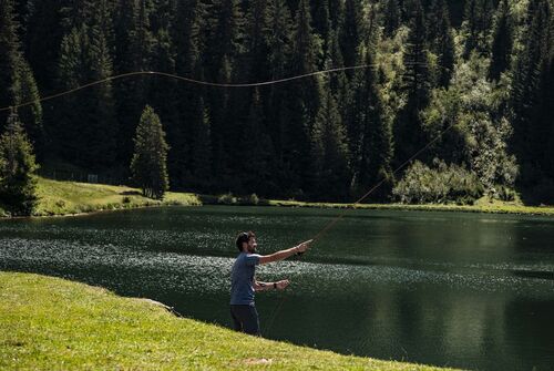 Pêche au Lac de la Mouille