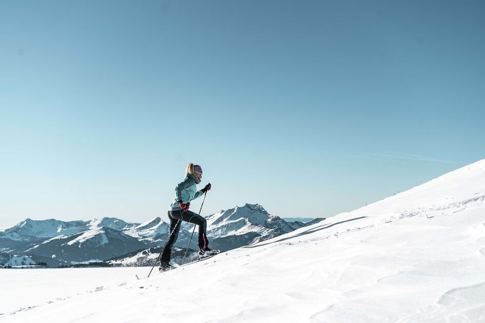 © Itinéraire de ski de rando la Franco-Suisse - L.Meyer - Châtel