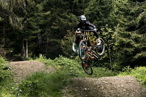 Piste VTT la Vink Line - Partie inférieure