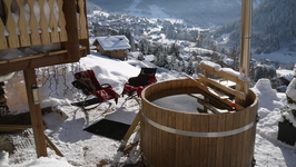 © Bain nordique - Chalet les Loups - Dupuis Armelle