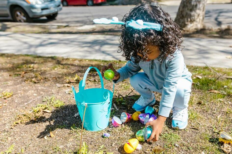 © Egg hunt for toddlers (under 5's) - Pexel