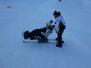© Handi ski - Tandem Ski - Châtel Sensations