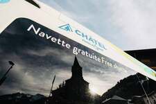 © Close-up electric shuttle - Mairie de Châtel