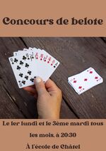 © Concours de belote_Châtel - Châtel Tourisme