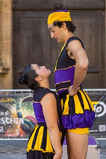 © Spectacle acrobatique "Atempo" - Cie Gato Blanco Gato Negro