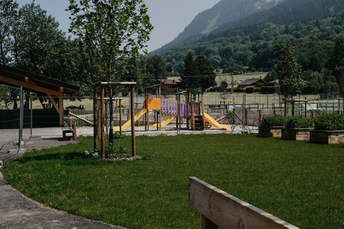 Journées Nationales de l'Architecture - La végétalisation de la cour de l'école de Thollon-les-Mémises