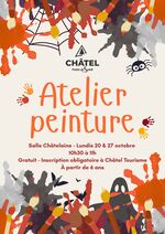© Atelier peinture d'Halloween_Châtel - Châtel Tourisme