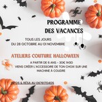 © Atelier couture Halloween - Couleur Menthe à l'Eau
