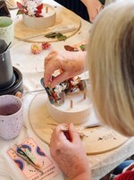 © Création de bougie fleurie - Bal Bougie