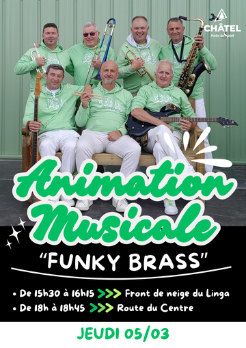 © Animation musicale "Funky Brass"_Châtel - Châtel Tourisme