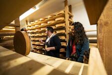 © Visit of an Abondance cheese maturing cellar - L.Meyer - Châtel