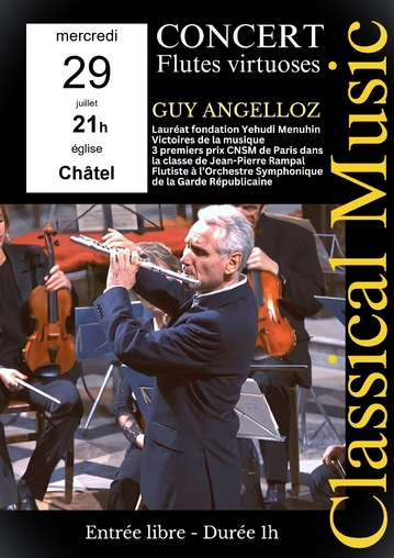 © Virtuoso flute concert at the church - Guy Angelloz_Châtel - Guy Angelloz