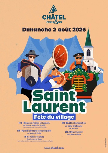 © La Saint Laurent, fête du village_Châtel - Val Media