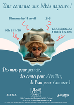 © Een verhalenverteller voor babyzwemmers!_Châtel - Forme d'O