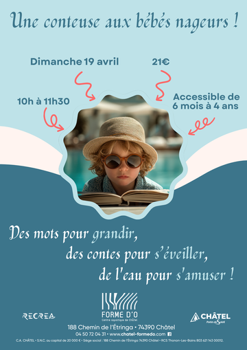 © Een verhalenverteller voor babyzwemmers!_Châtel - Forme d'O