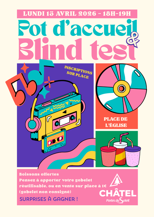 Pot d'accueil & blind test
