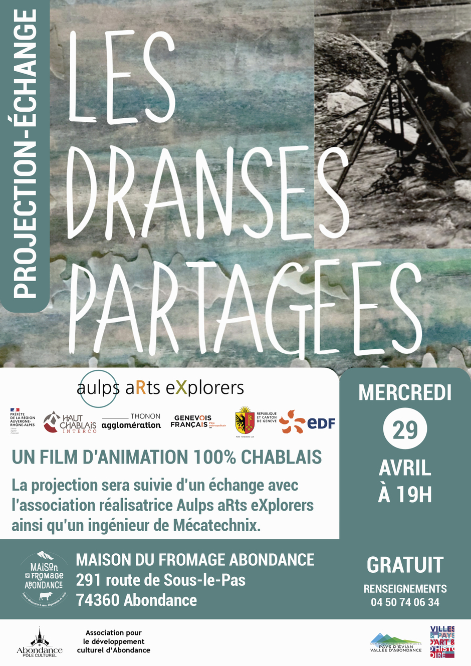 © Projection échanges « Les Dranses Partagées »_Abondance - Pôle Culturel d'Abondance