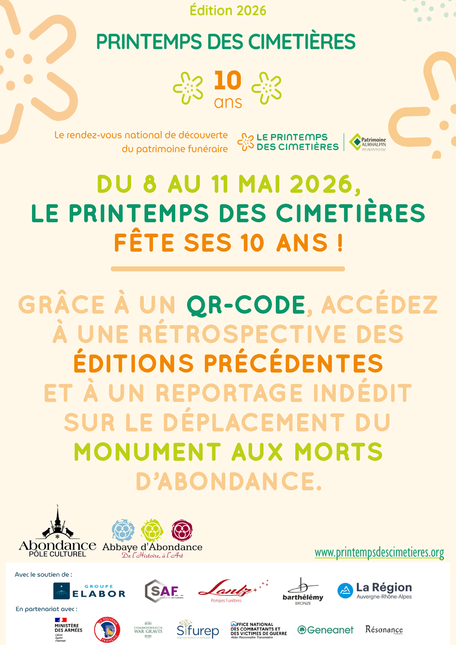 © Le Printemps des Cimetières viert zijn 10-jarig bestaan!_Abondance - Pôle Culturel d'Abondance