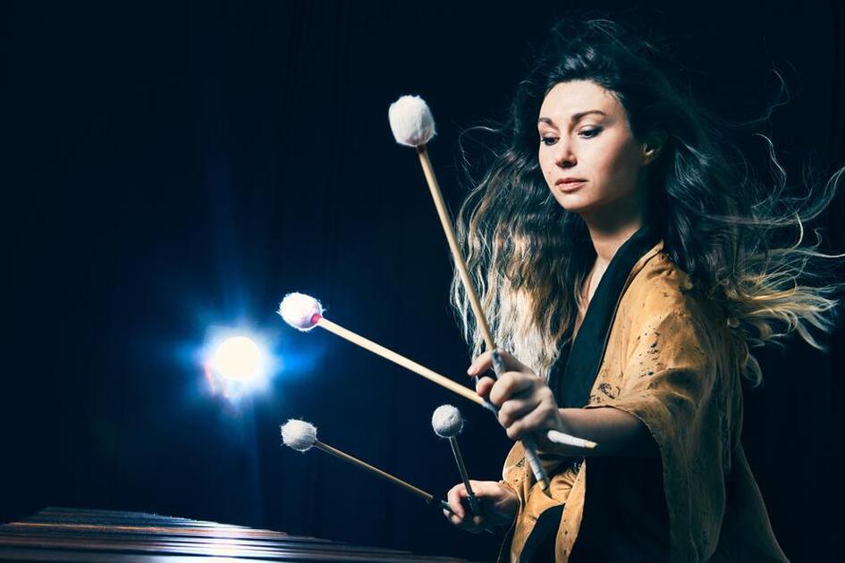 © Les Rondes de nuit à l’Abbaye | Percu’Impulse | Concert de Vassilena Serafimova, percussionniste et marimbiste_Abondance - Pôle Culturel d'Abondance