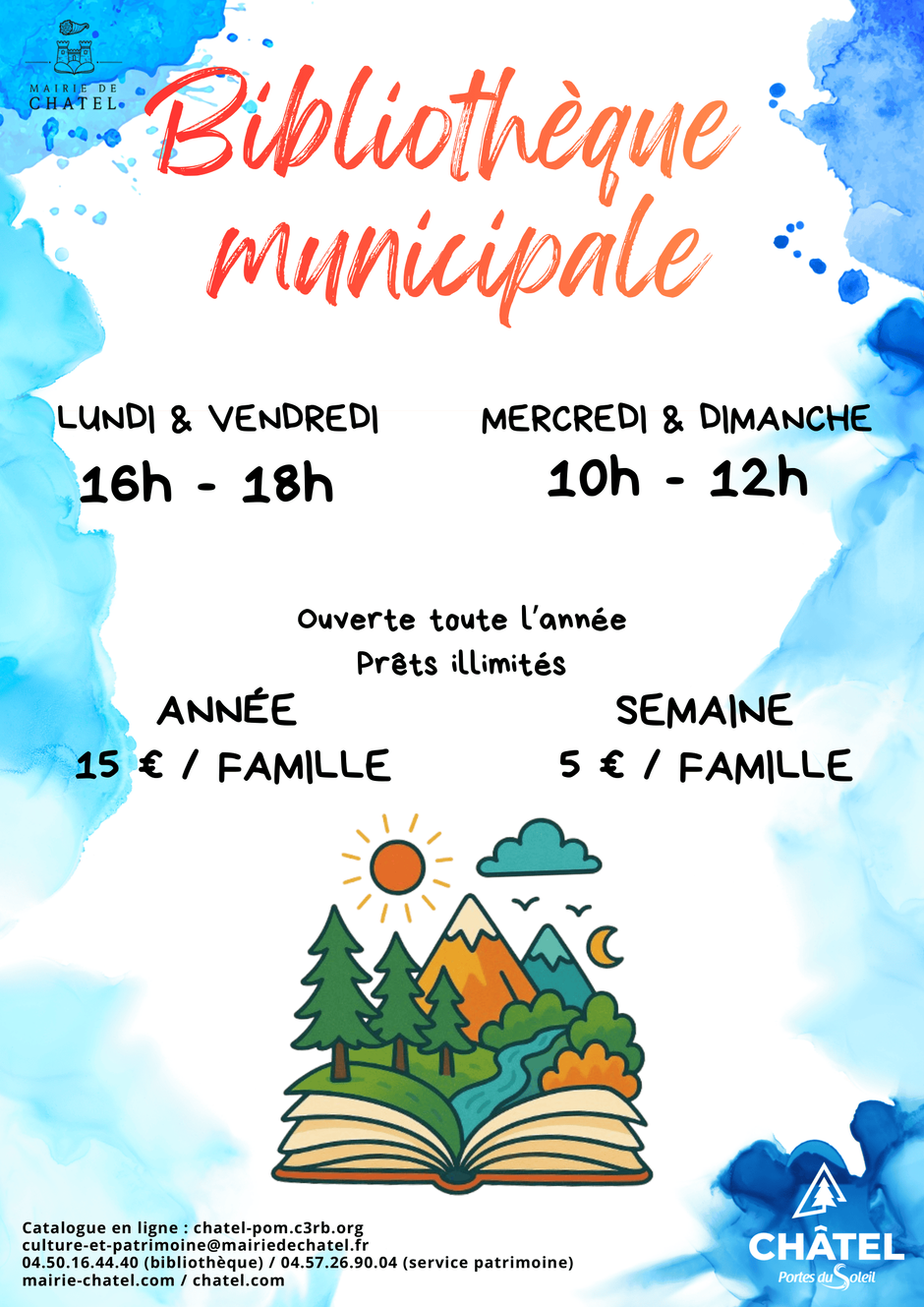 © Bibliothèque Municipale_Châtel - Service Culture et Patrimoine