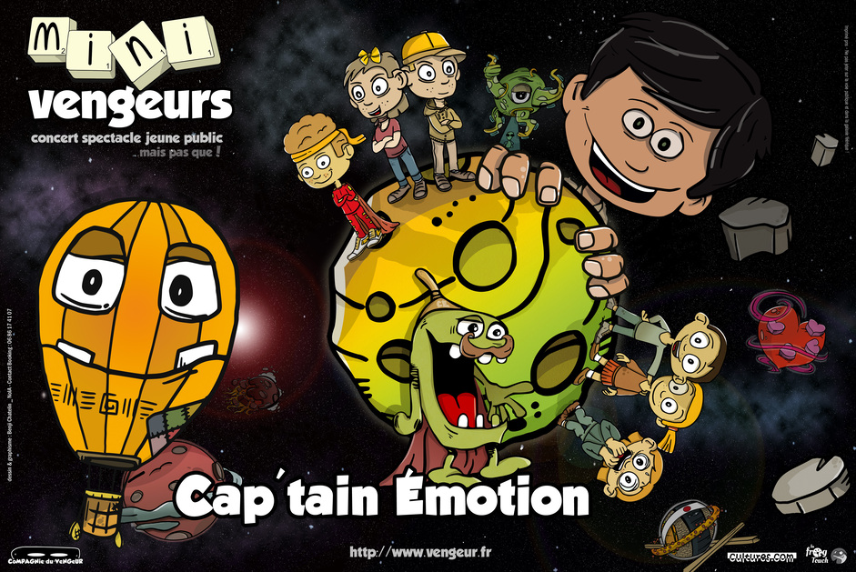 © Cap'tain Emotion" musical show - Cie les Mini Vengeurs