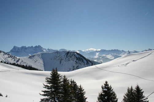 Itinéraire raquettes : Col du Saix