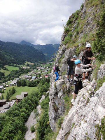 © Via ferrata de Saix de Miolène Abondance - Caroline Pierron
