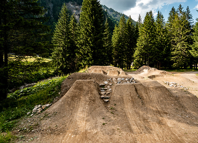 Terrain de Dirt Bike park Châtel
