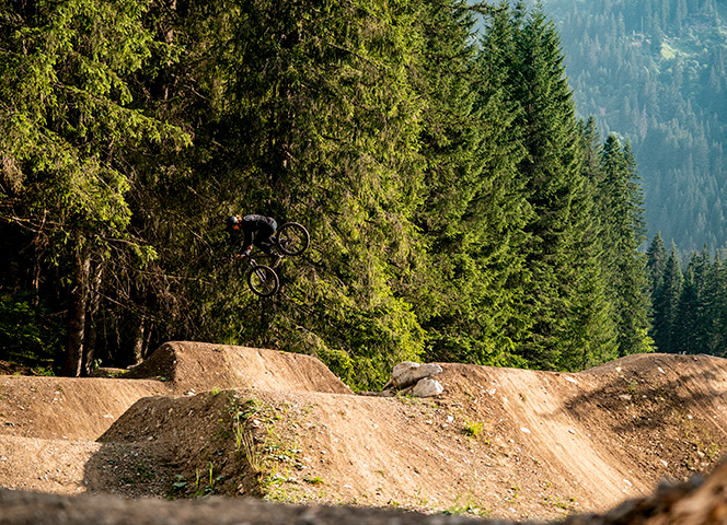 Terrain de dirt Bike park Châtel