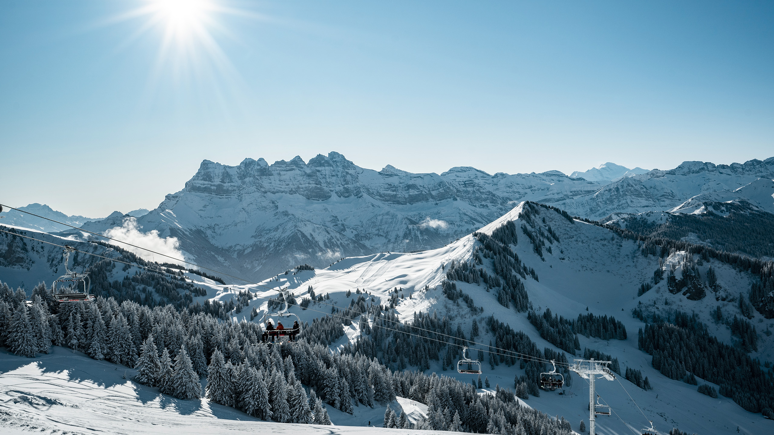 Domaine skiable Châtel Télésiège du Morclan