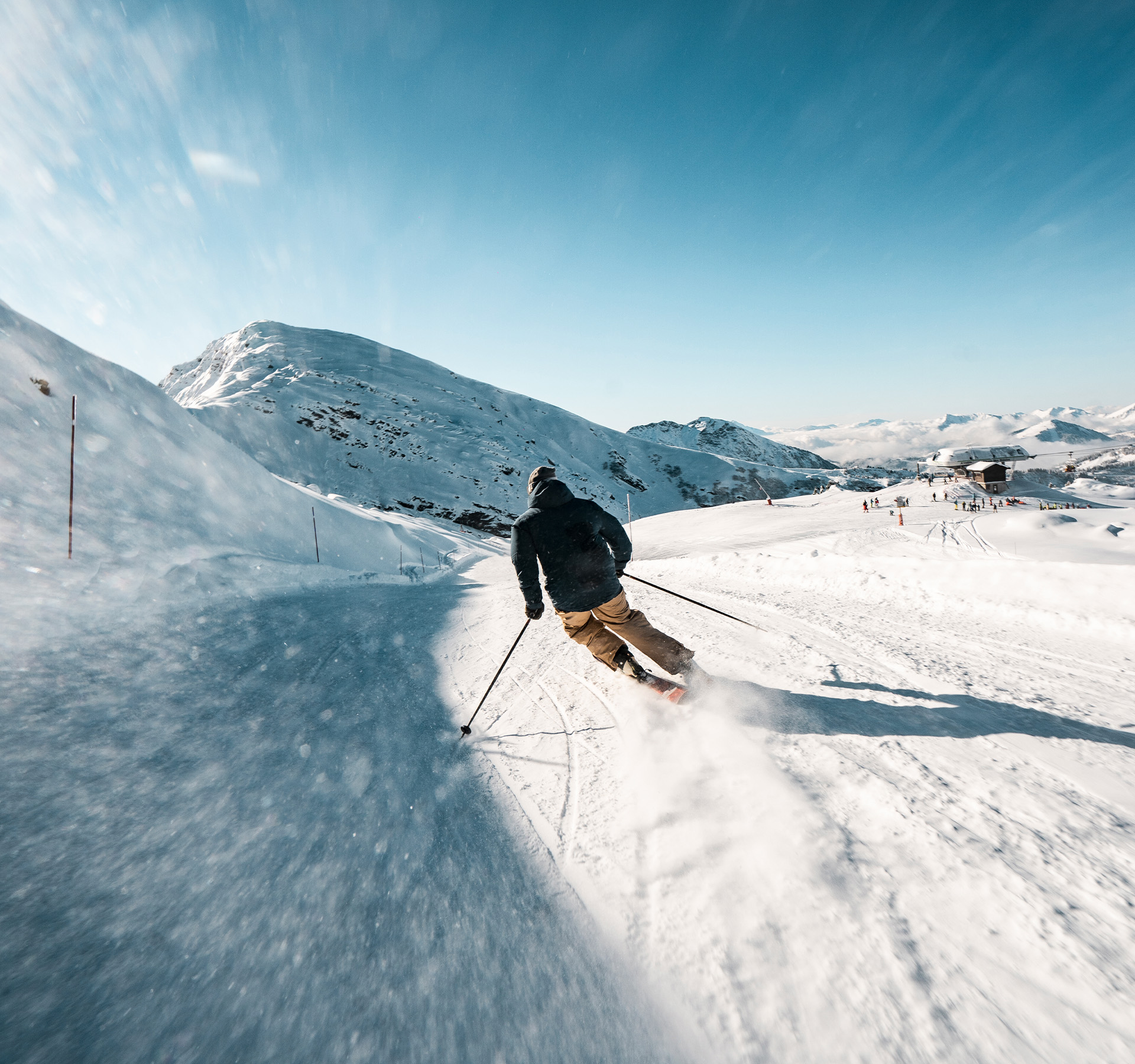 Ski à Pré la Joux sur le domaine de Châtel
