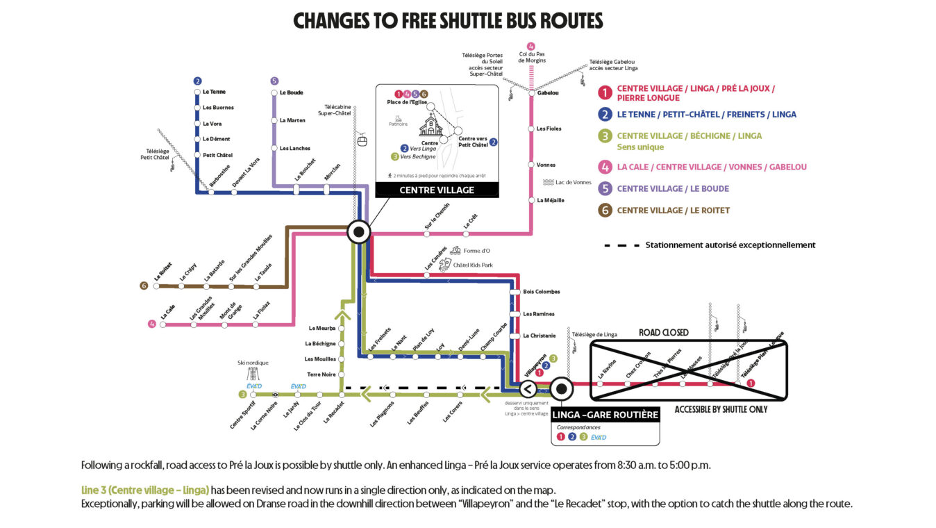 Nouveau plan de circulation des navettes GB 2