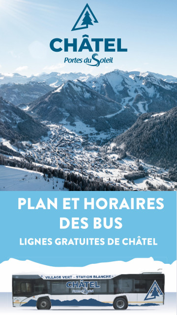 Châtel shuttles timetable winter 23.24