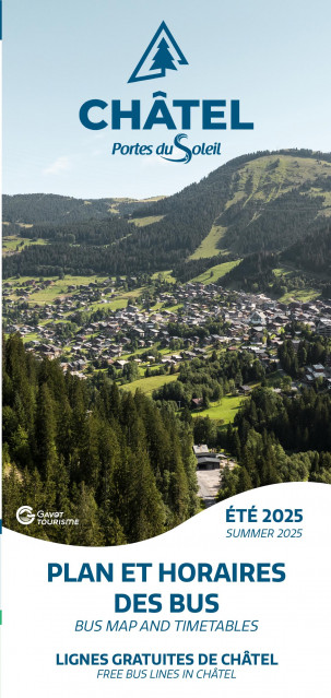 Châtel shuttles timetable summer 2025