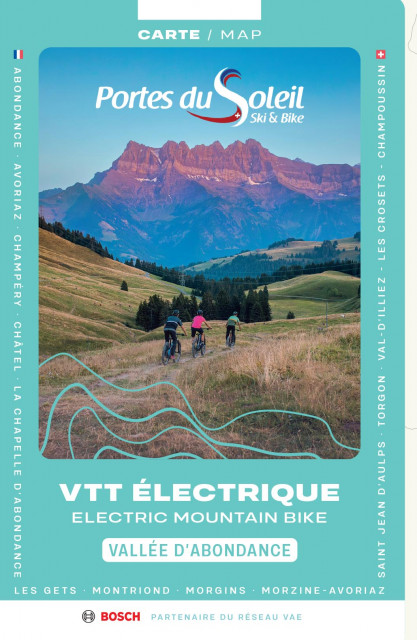 Map of the circuits for electric MTB 2025