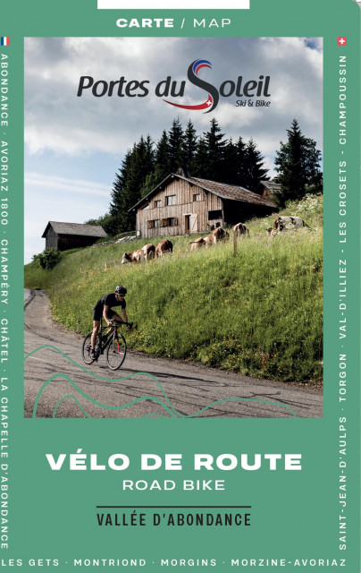 Carte Vélo route Vallée d'Abondance 2023
