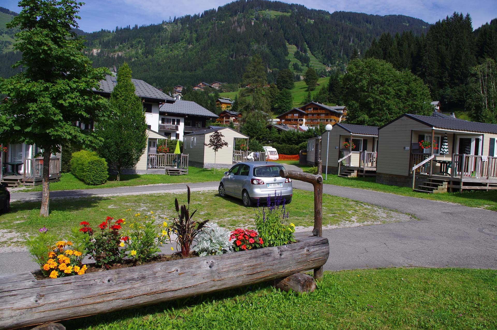 Camp site, Camping-cars