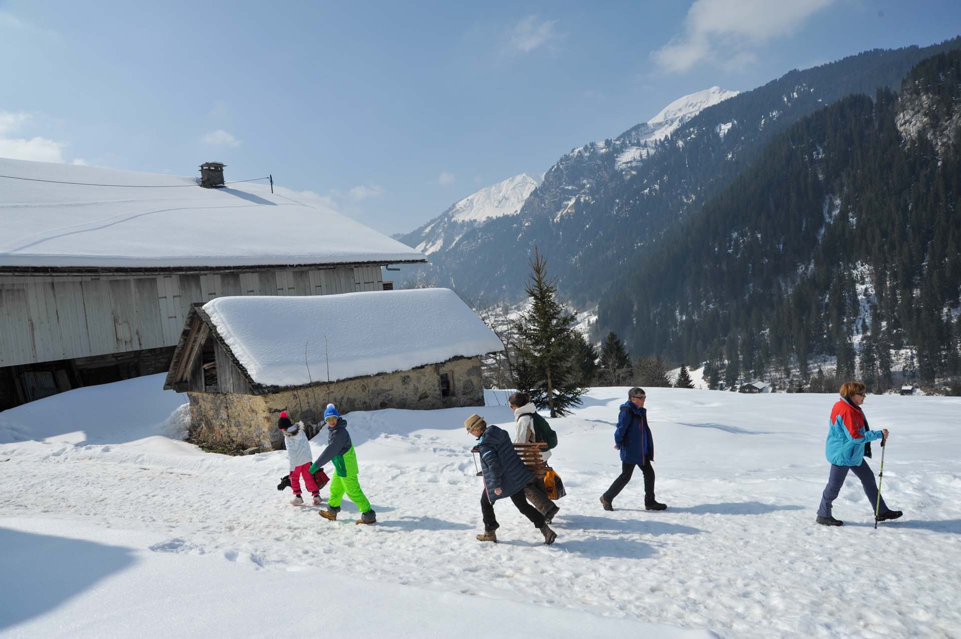 Sentier à thème et circuits piétons