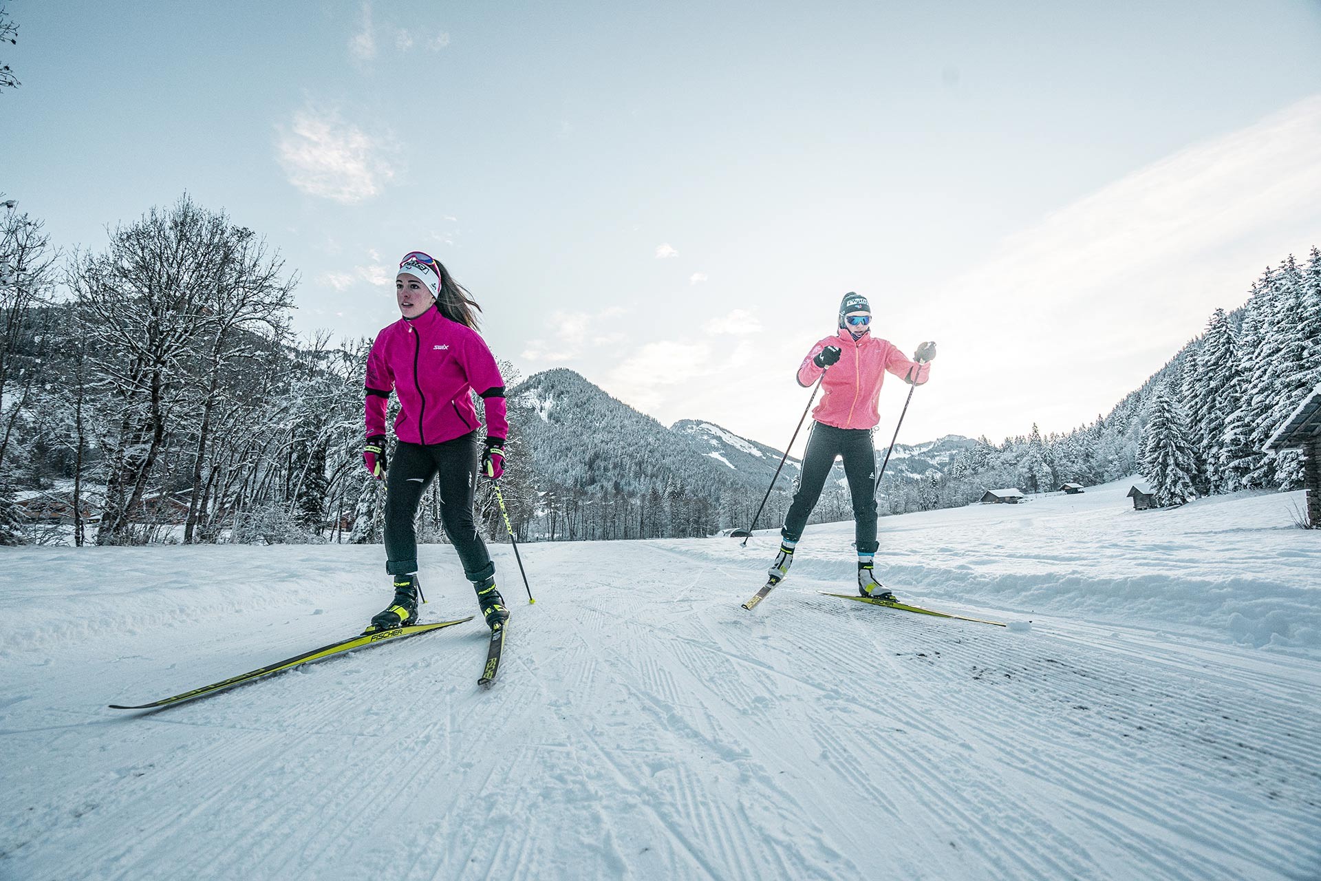 Cross-country skiing lessons