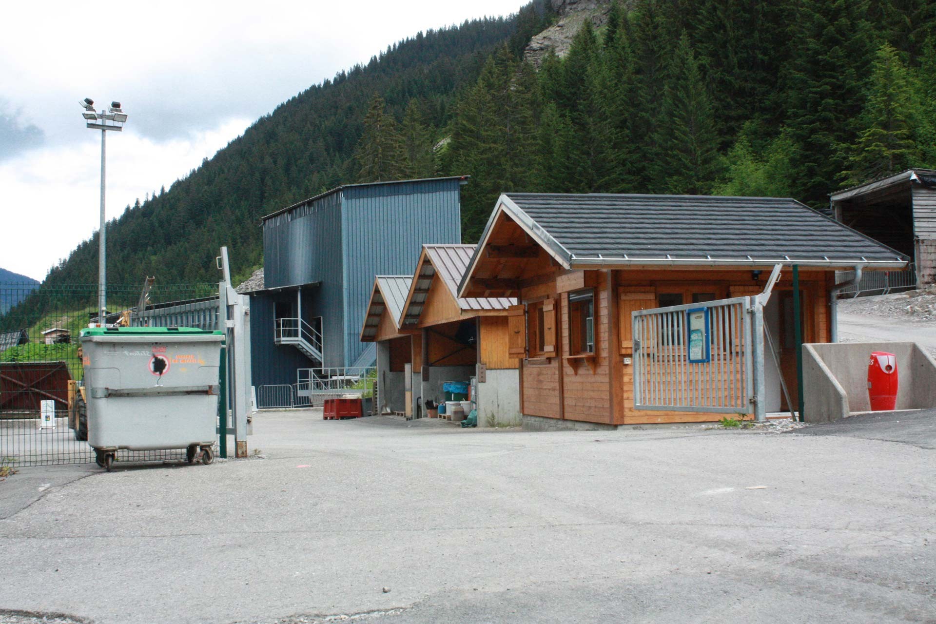 Waste reception centre