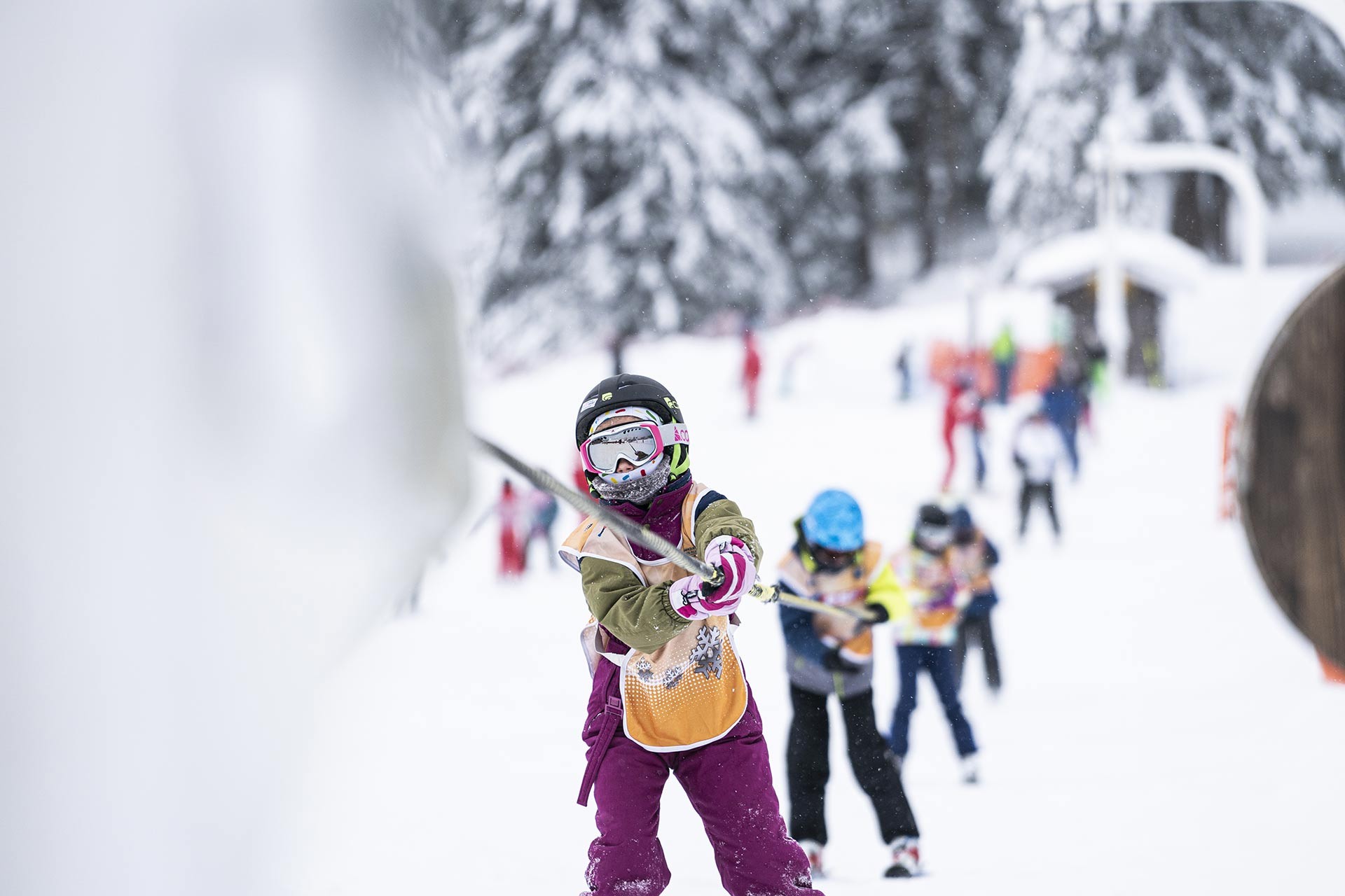 Skiën en opvang