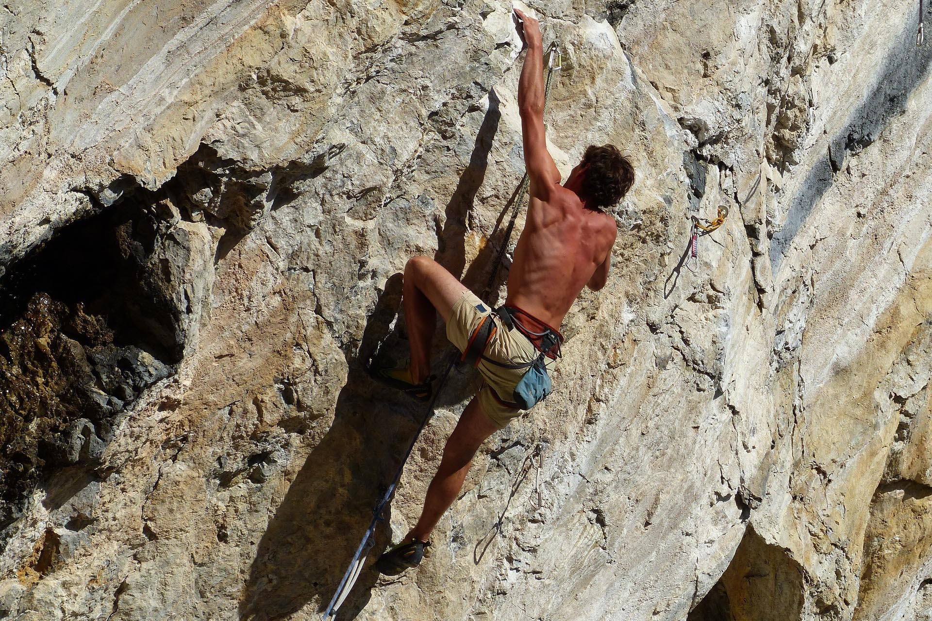 Rock climbing