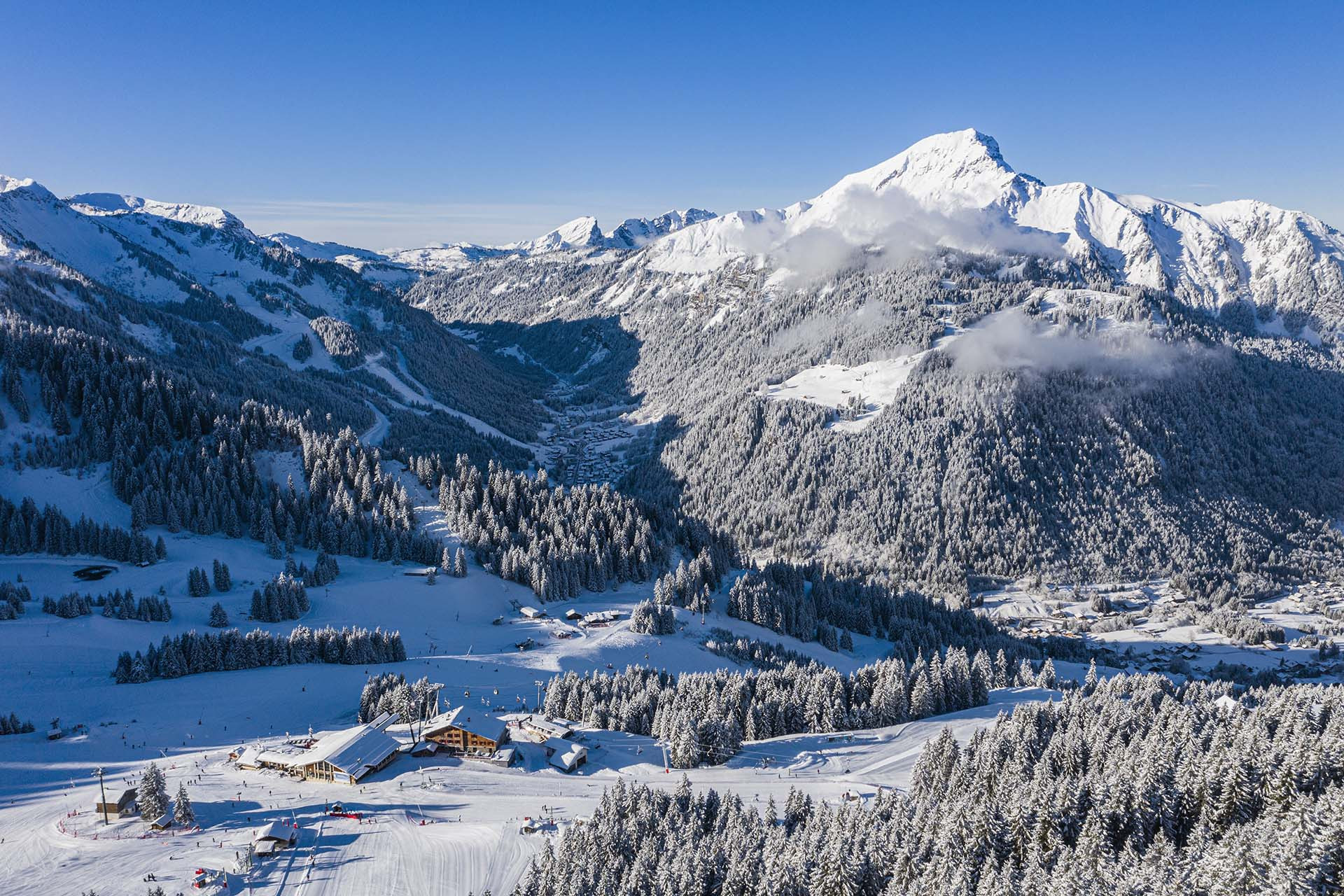 On the ski area