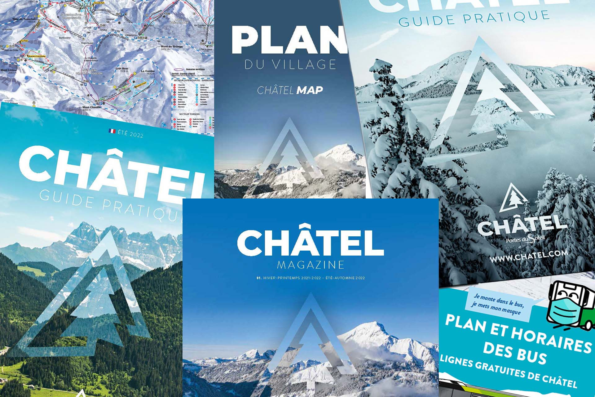 Brochures, maps