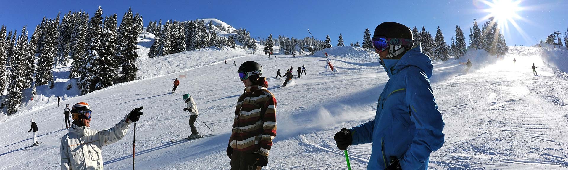 Sur les pistes