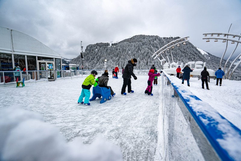 Châtel ice skating rink