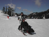 Sortie en Taxi ski à Châtel