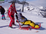 Sur les pistes de Châtel en Taxiski