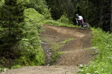 Piste VTT Vink Line partie inférieure -Bike Park de Châtel