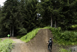 Piste VTT Vink Line partie inférieure -Bike Park de Châtel